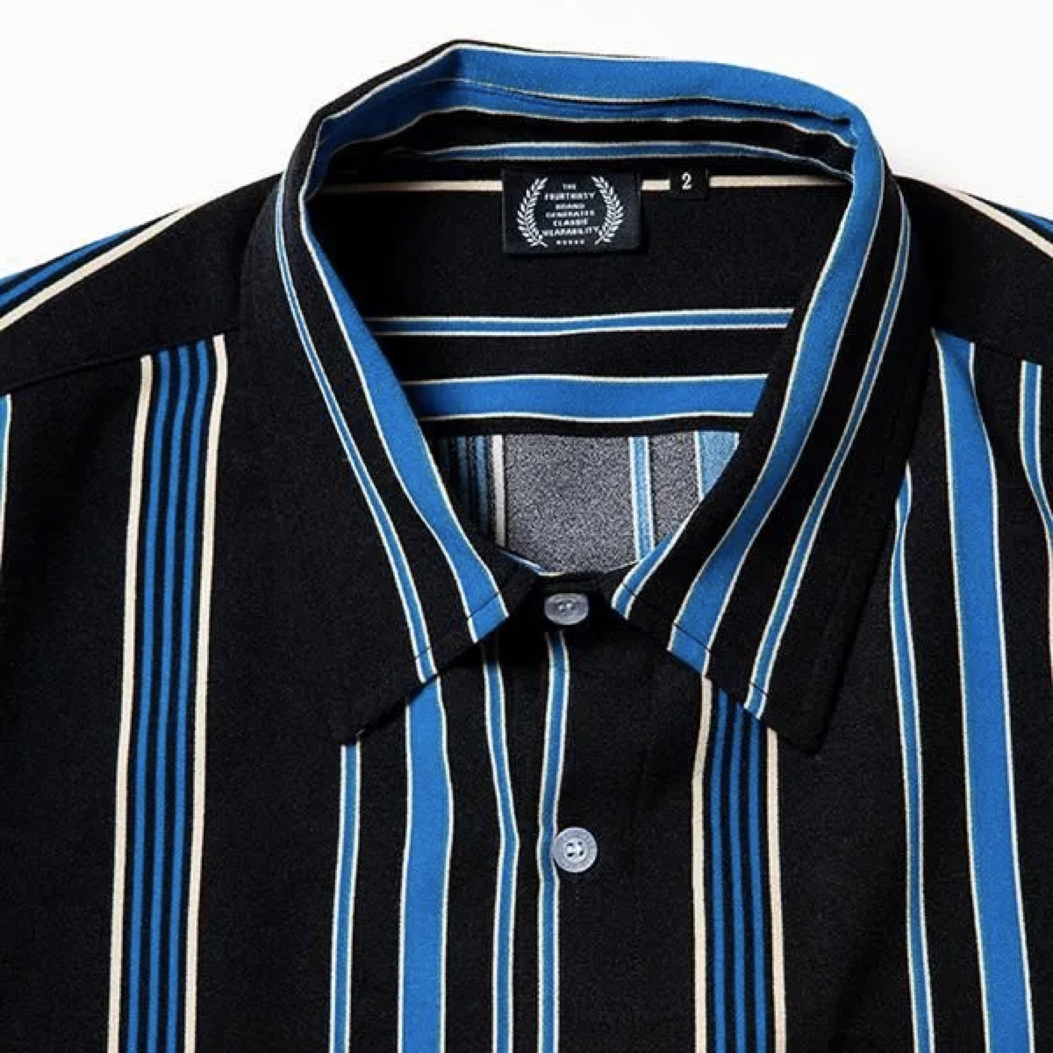 430 S/S DRP STRIPE SHIRT