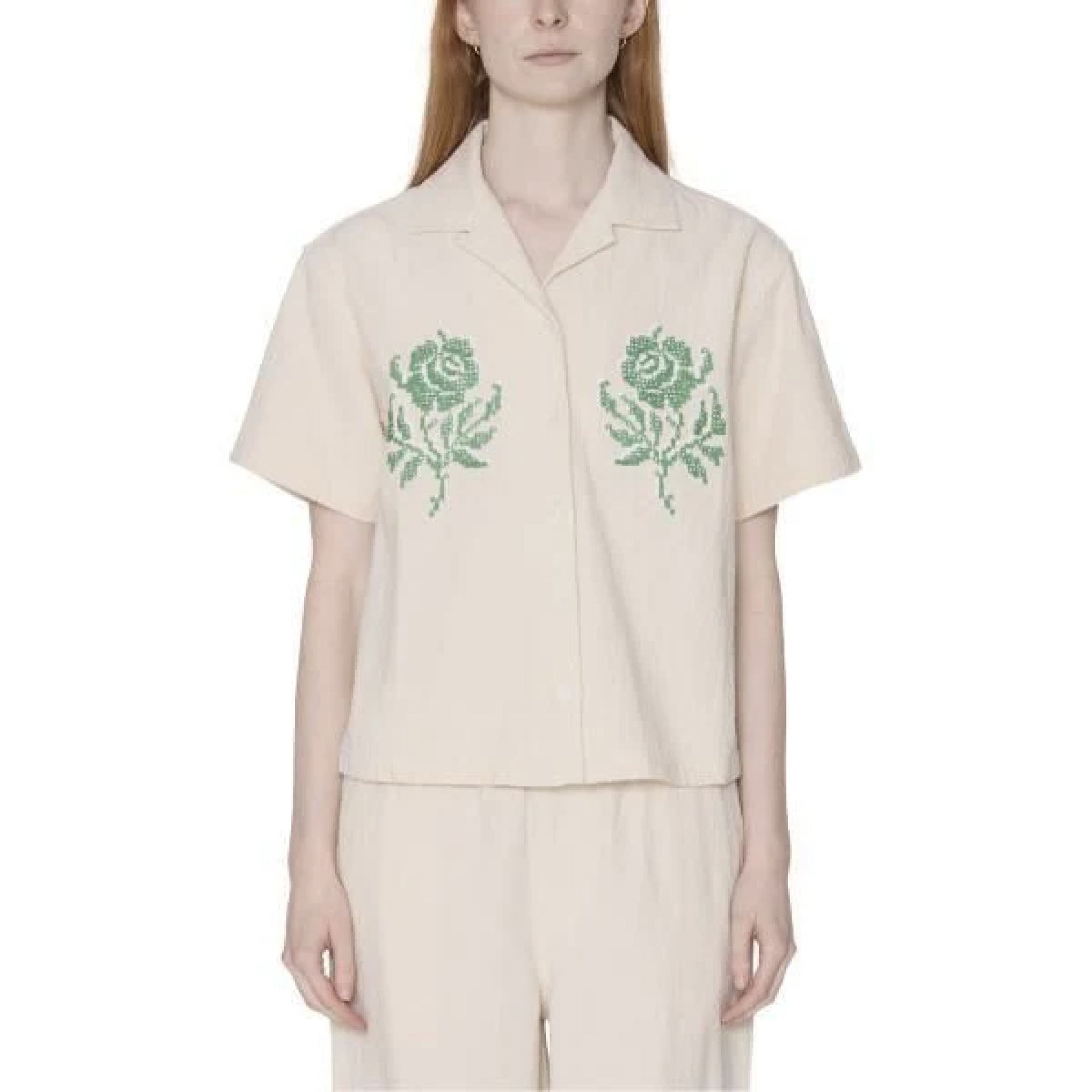 OBEY ROSES EMBELLSHED SS SHIRT