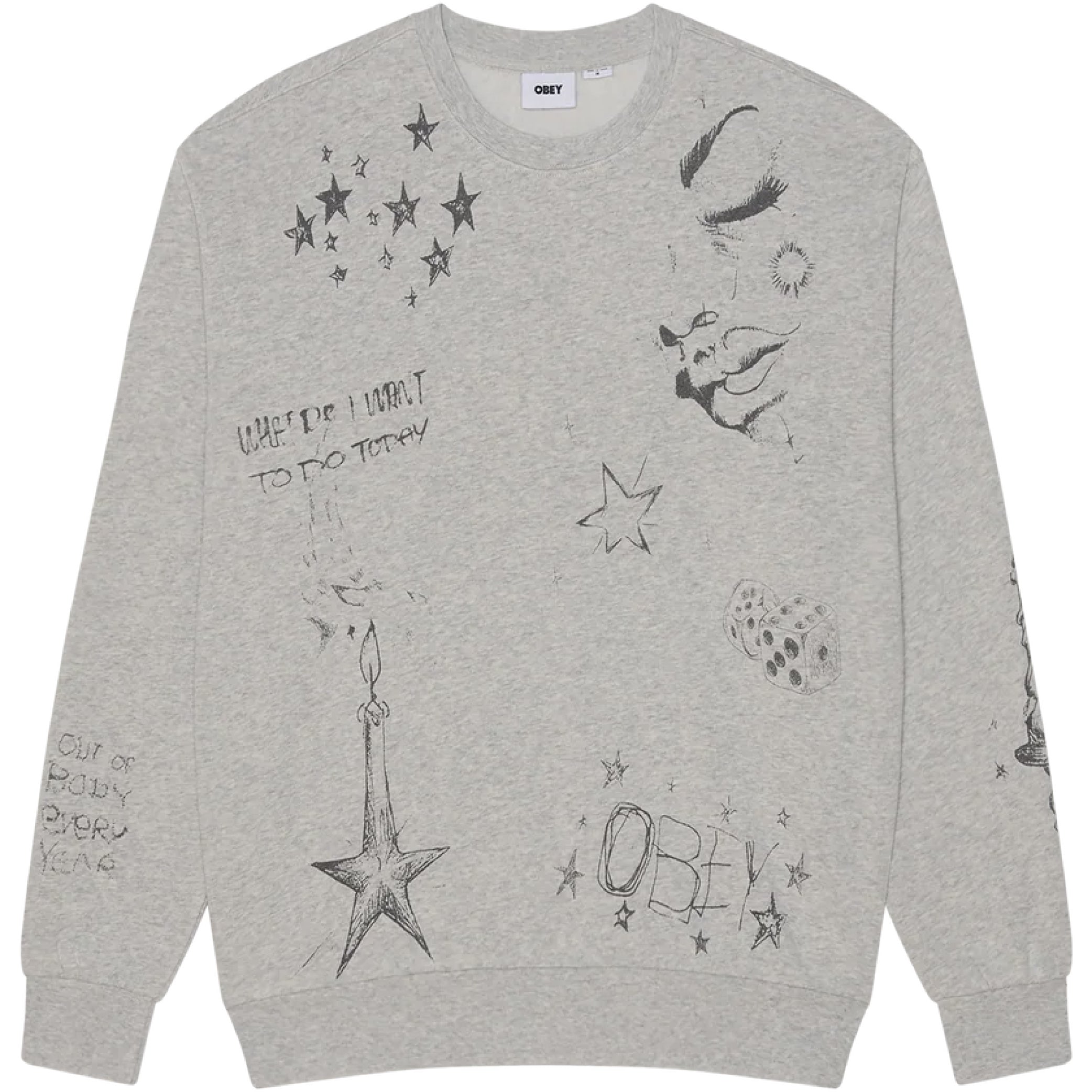 OBEY DREAMS CREWNECK