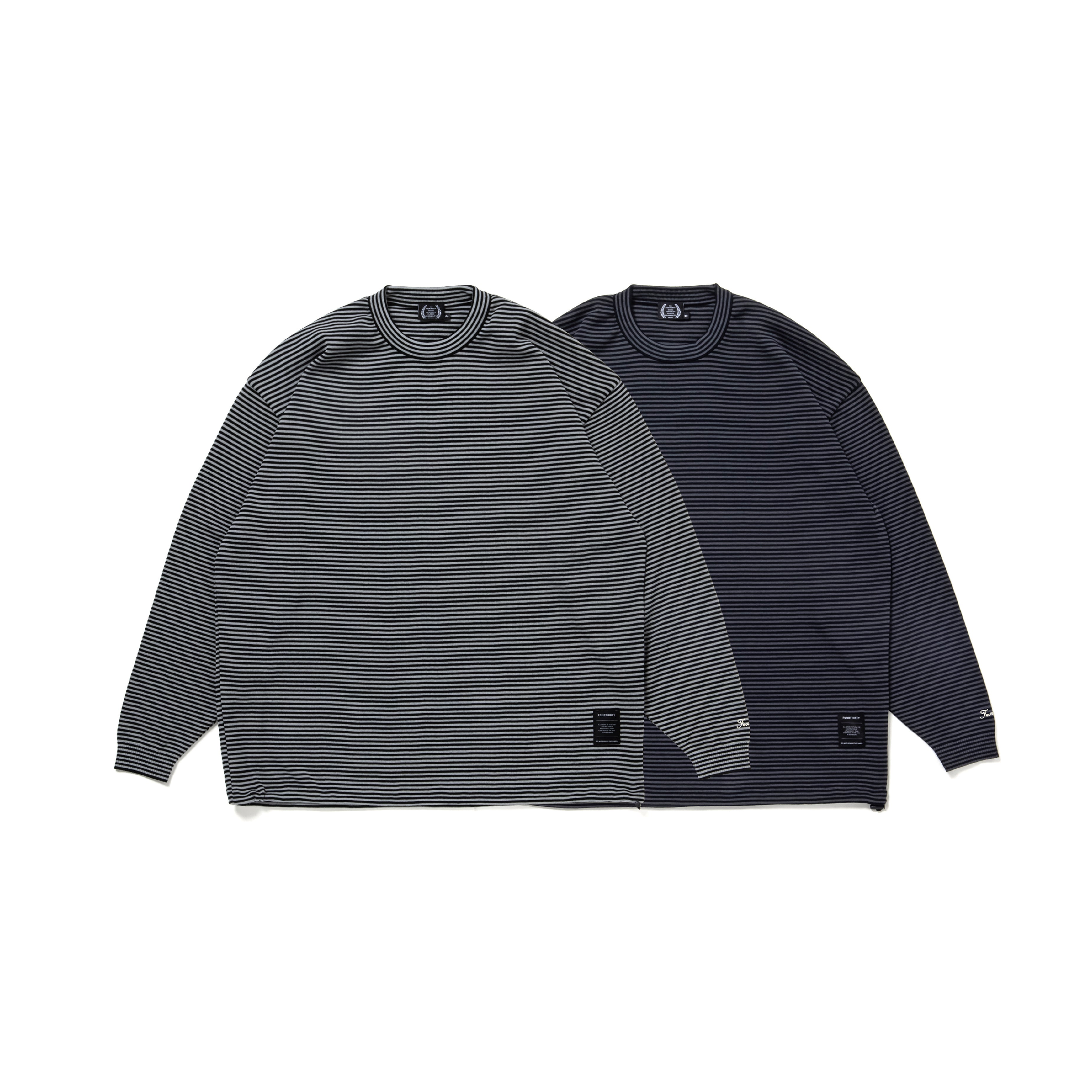430 L/S BORDER KNIT C&S