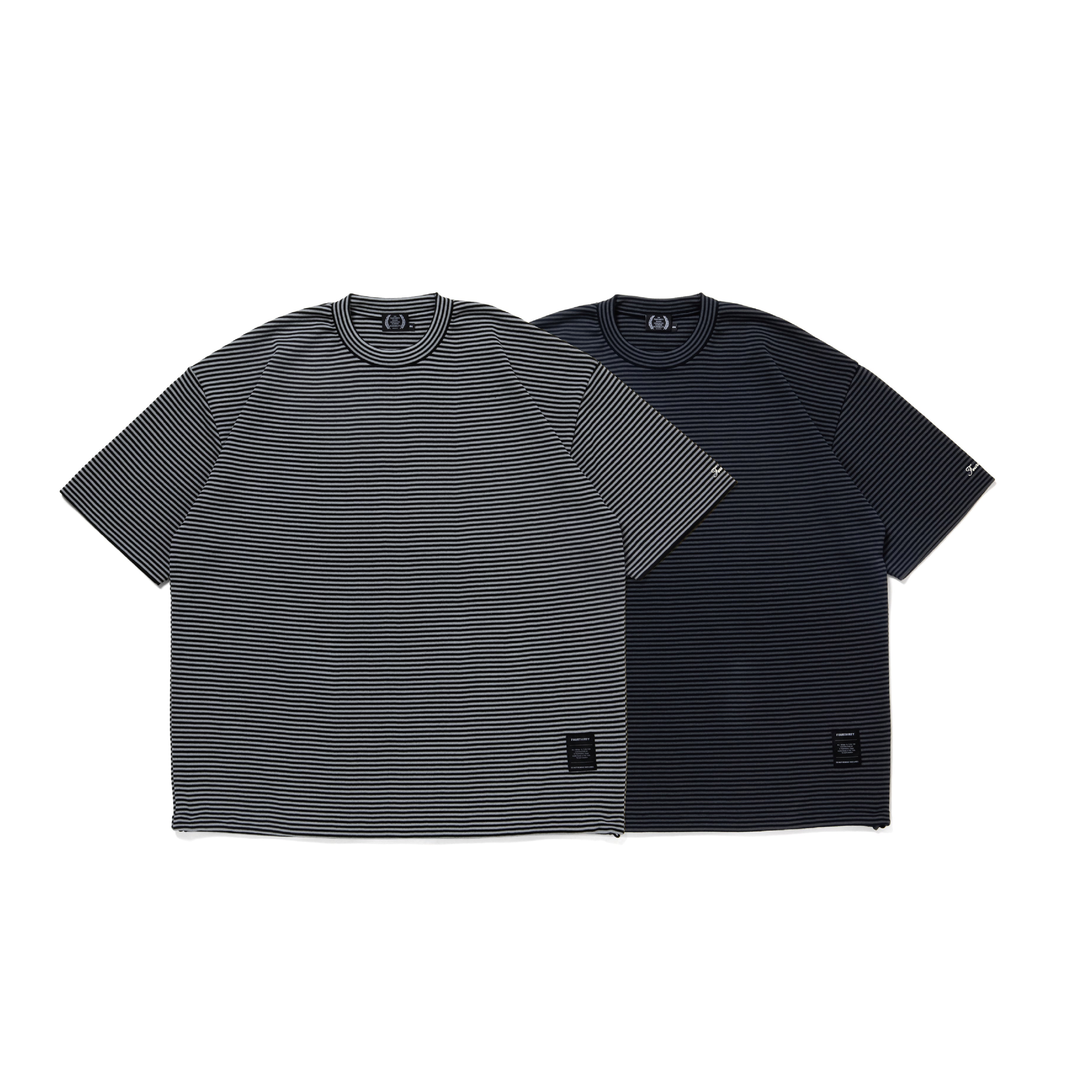 430 S/S BORDER KNIT C&S