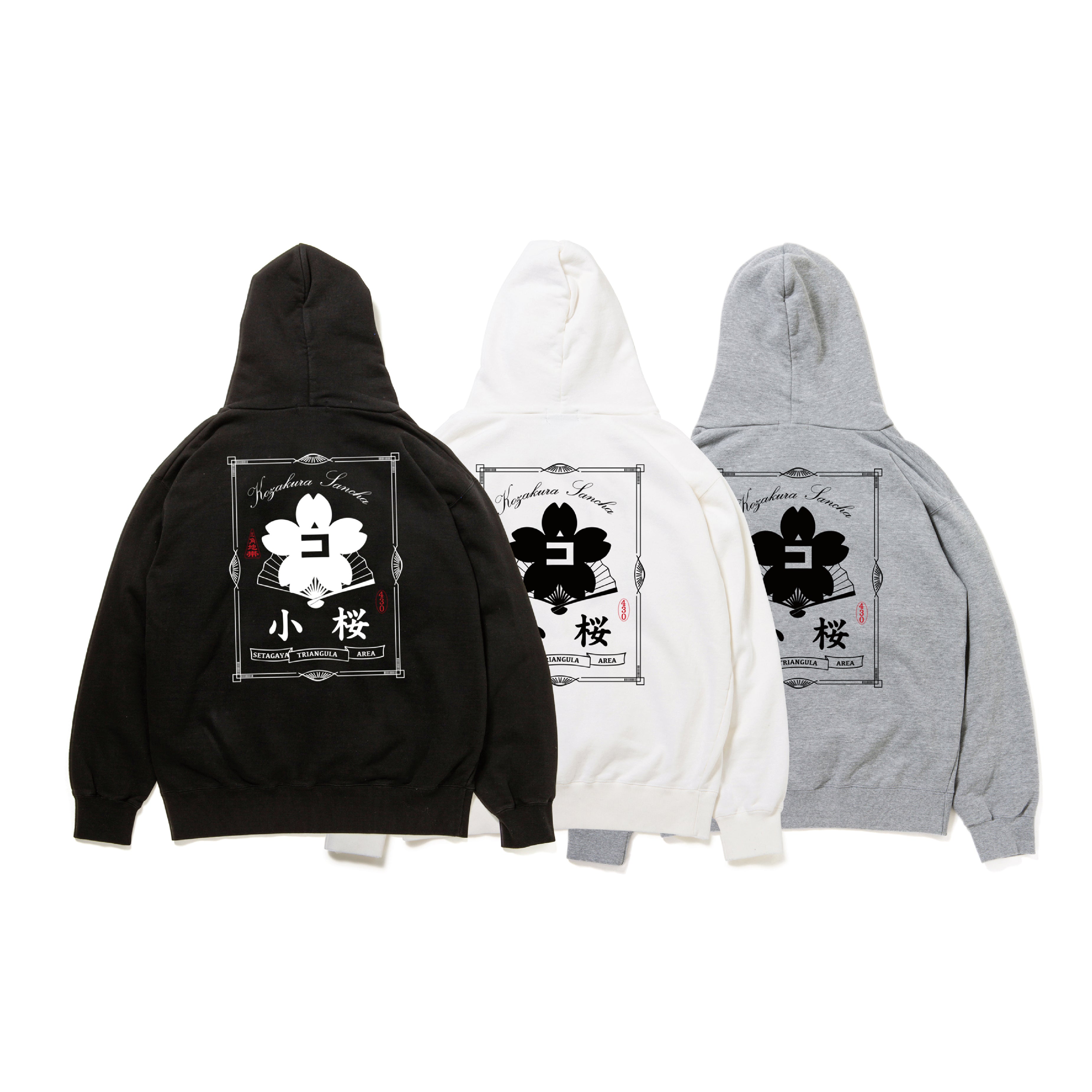 430 AF "KOZAKURA KAMON" ZIP-UP PARKA