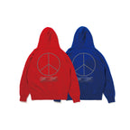 430 "A PIECE OF CHAIN CONNECT PEACE" Z/U PARKA