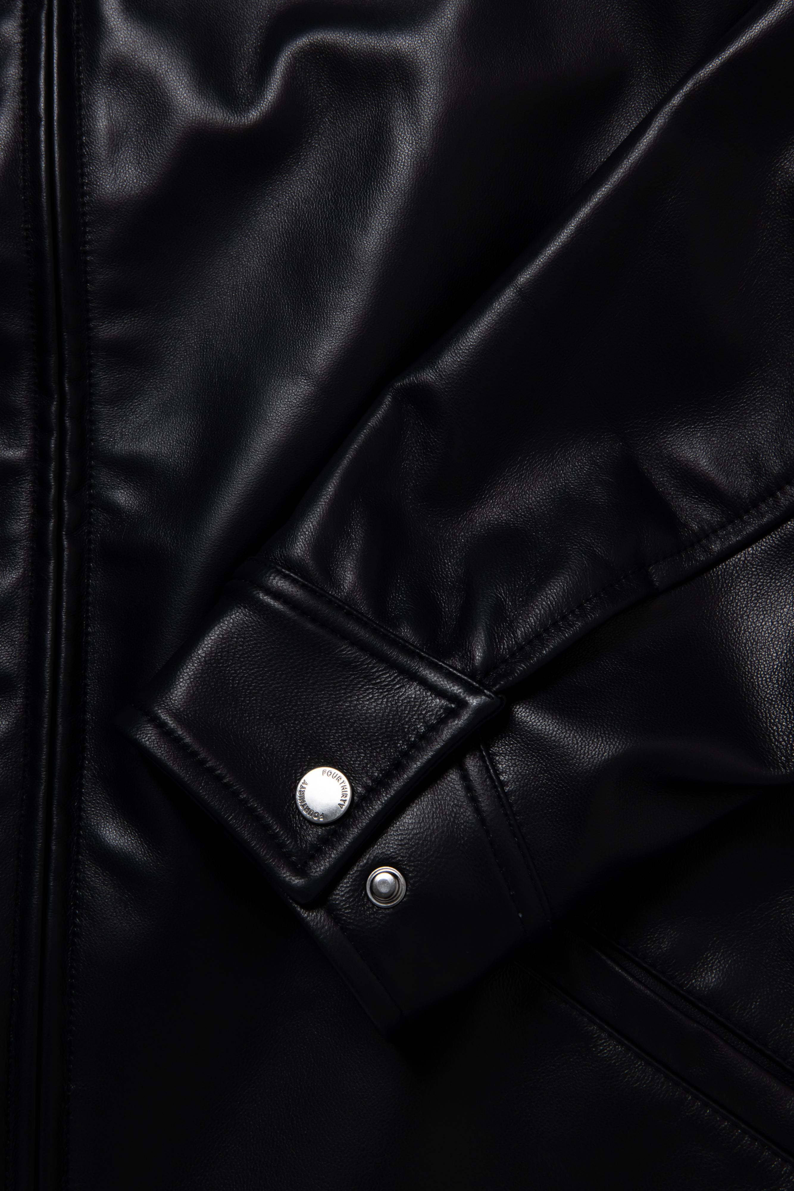 430 LEATHER TRACKER JACKET