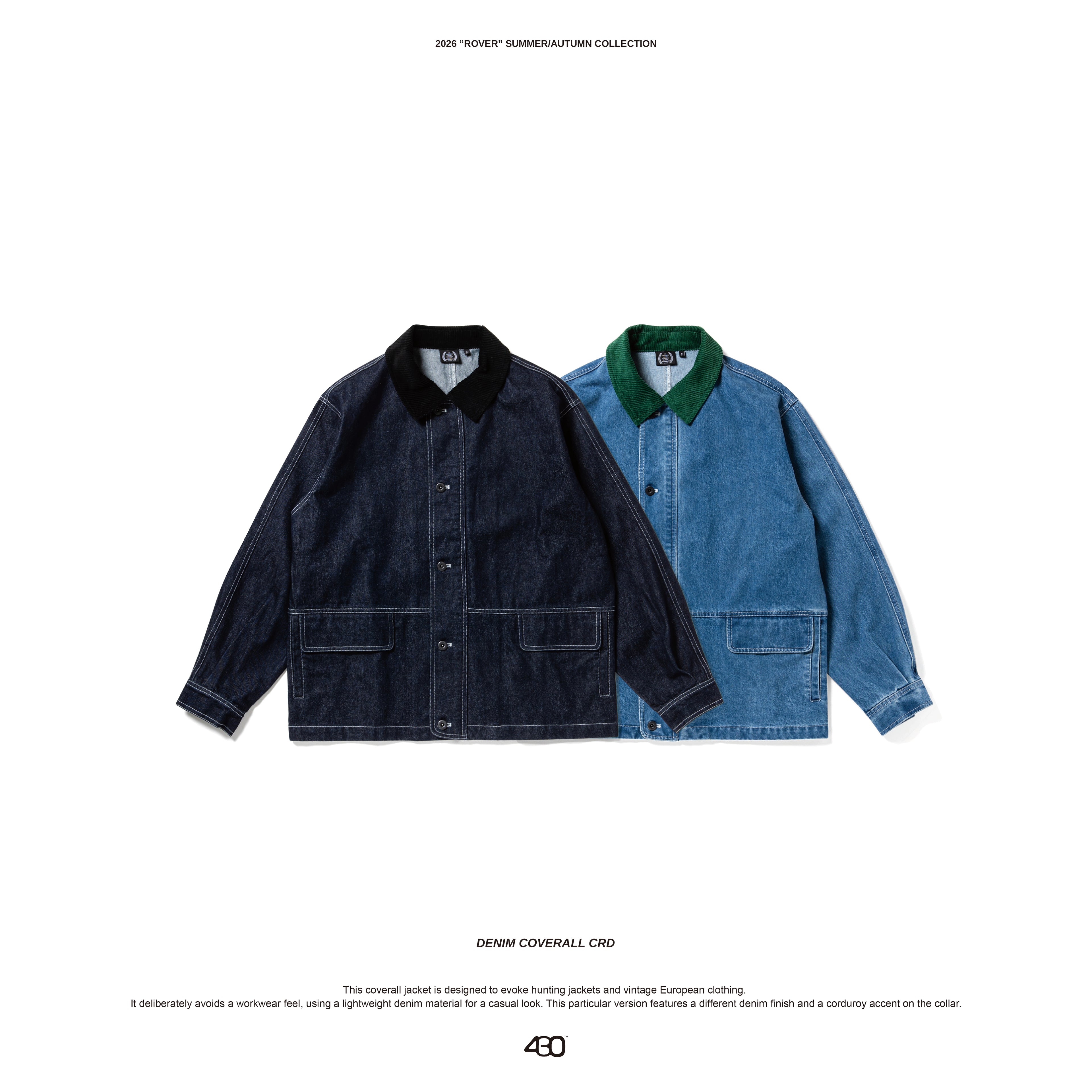 430 DENIM COVERALL CRD