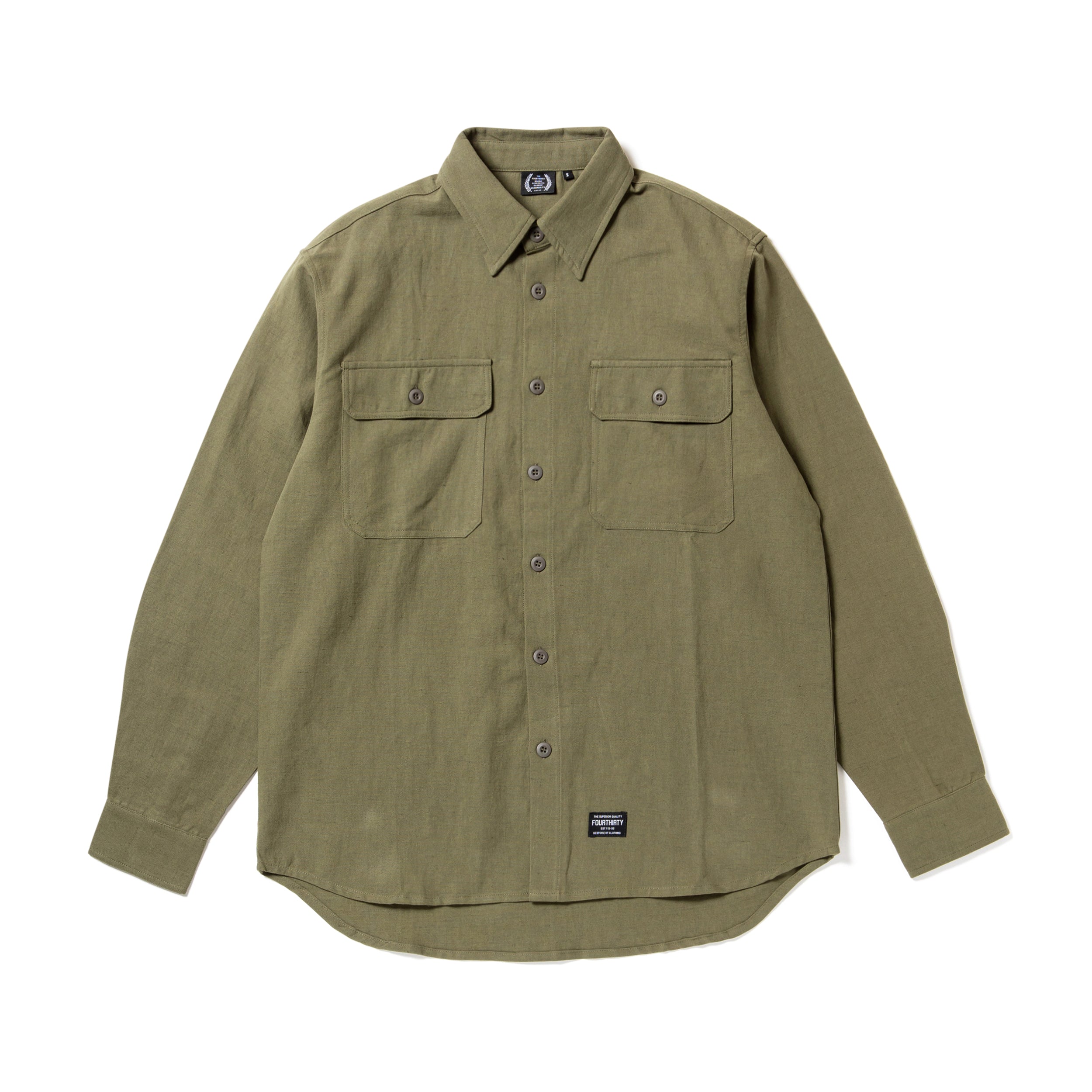 430 L/S HEMP UTILITY SHIRT