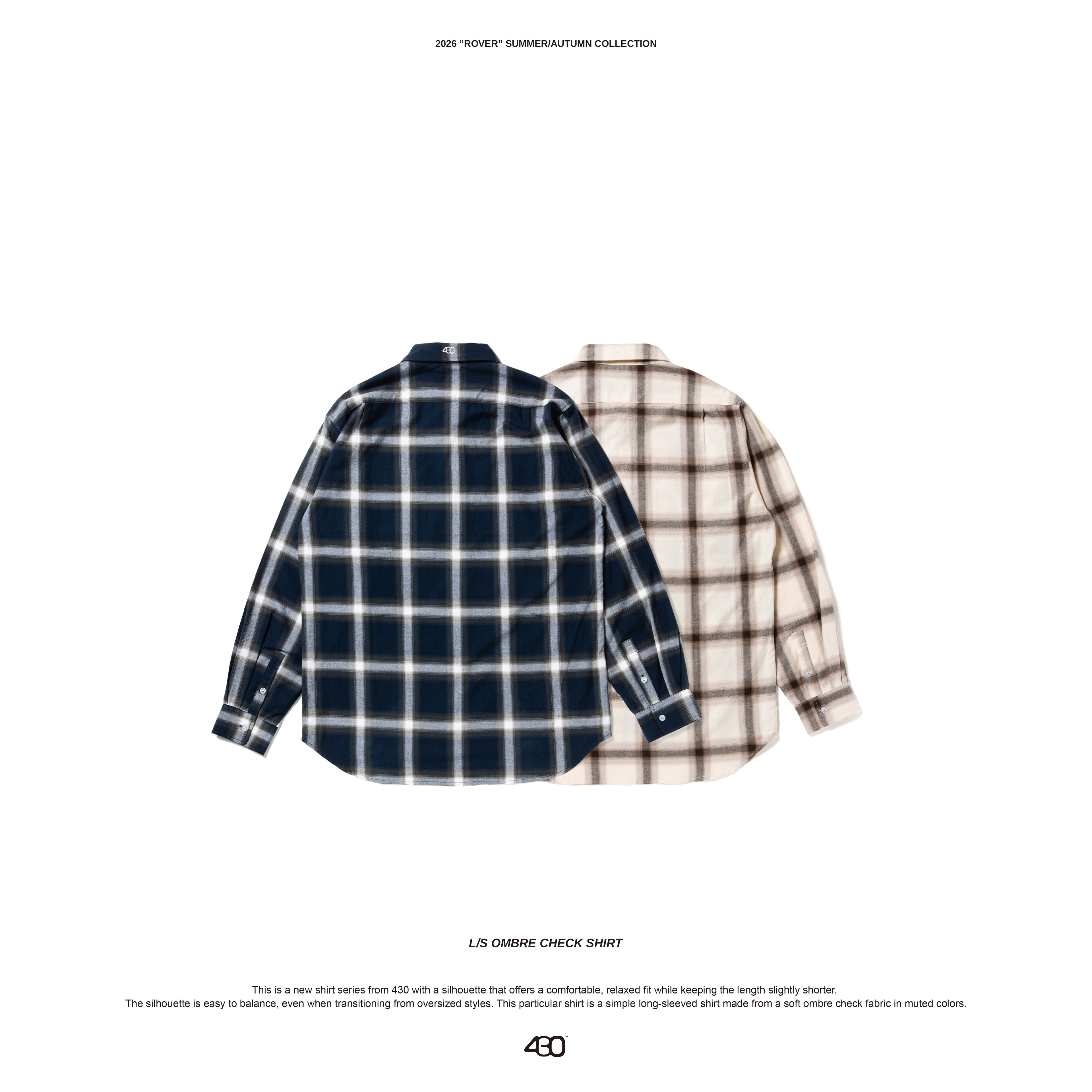 430 L/S OMBRE CHECK SHIRT
