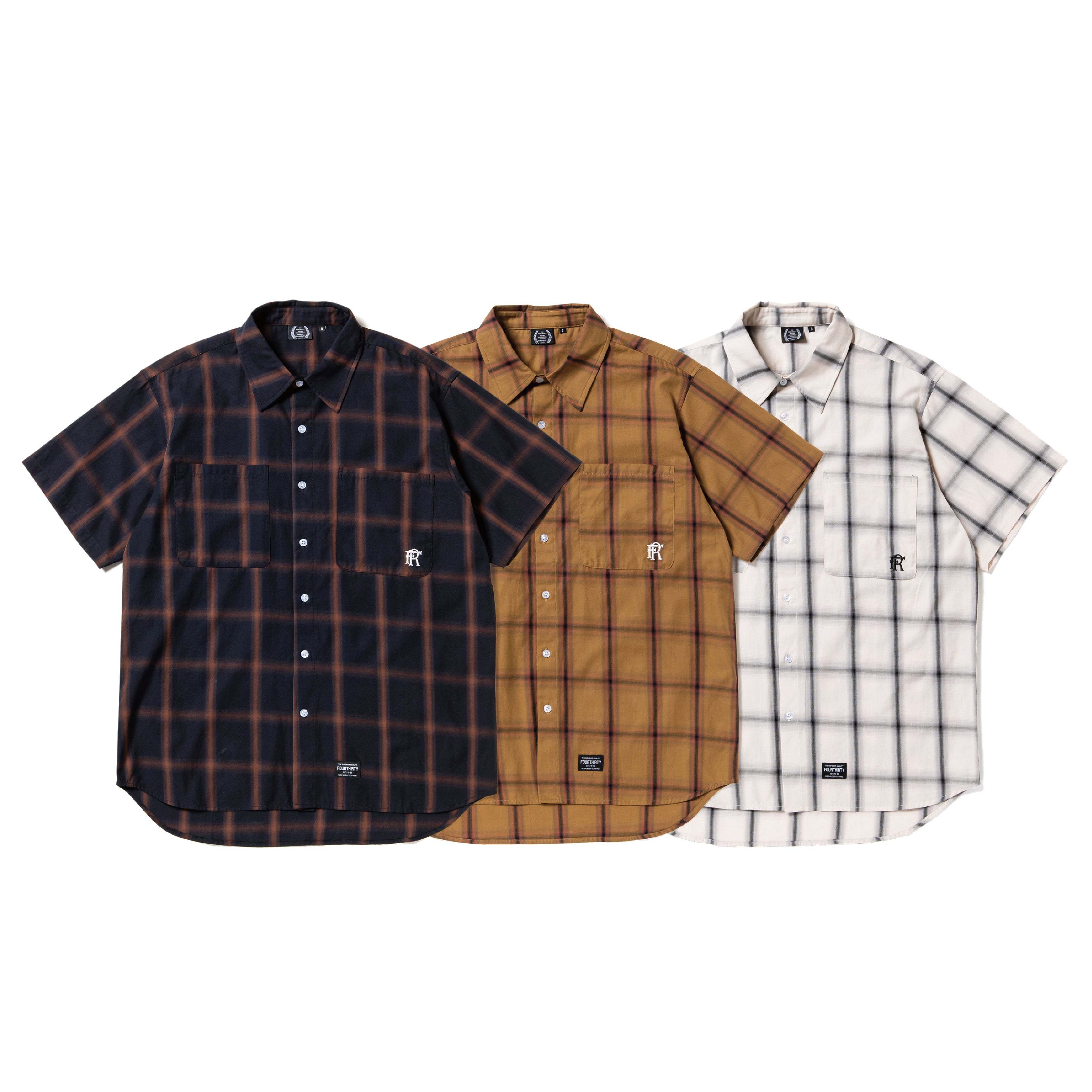 430 S/S OMBRE CHECK SHIRT