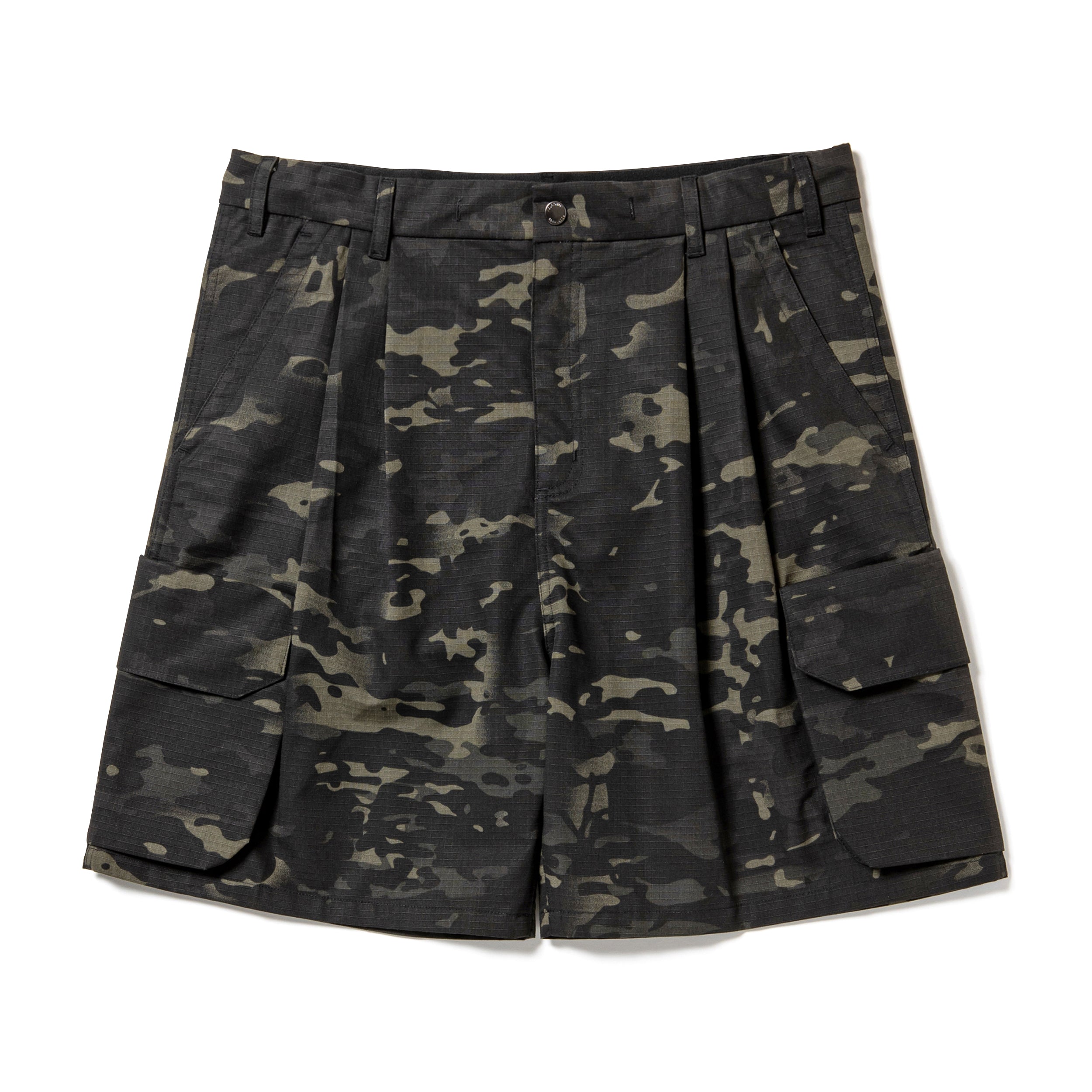 430 CAMO ESLOT CARGO SHORTS