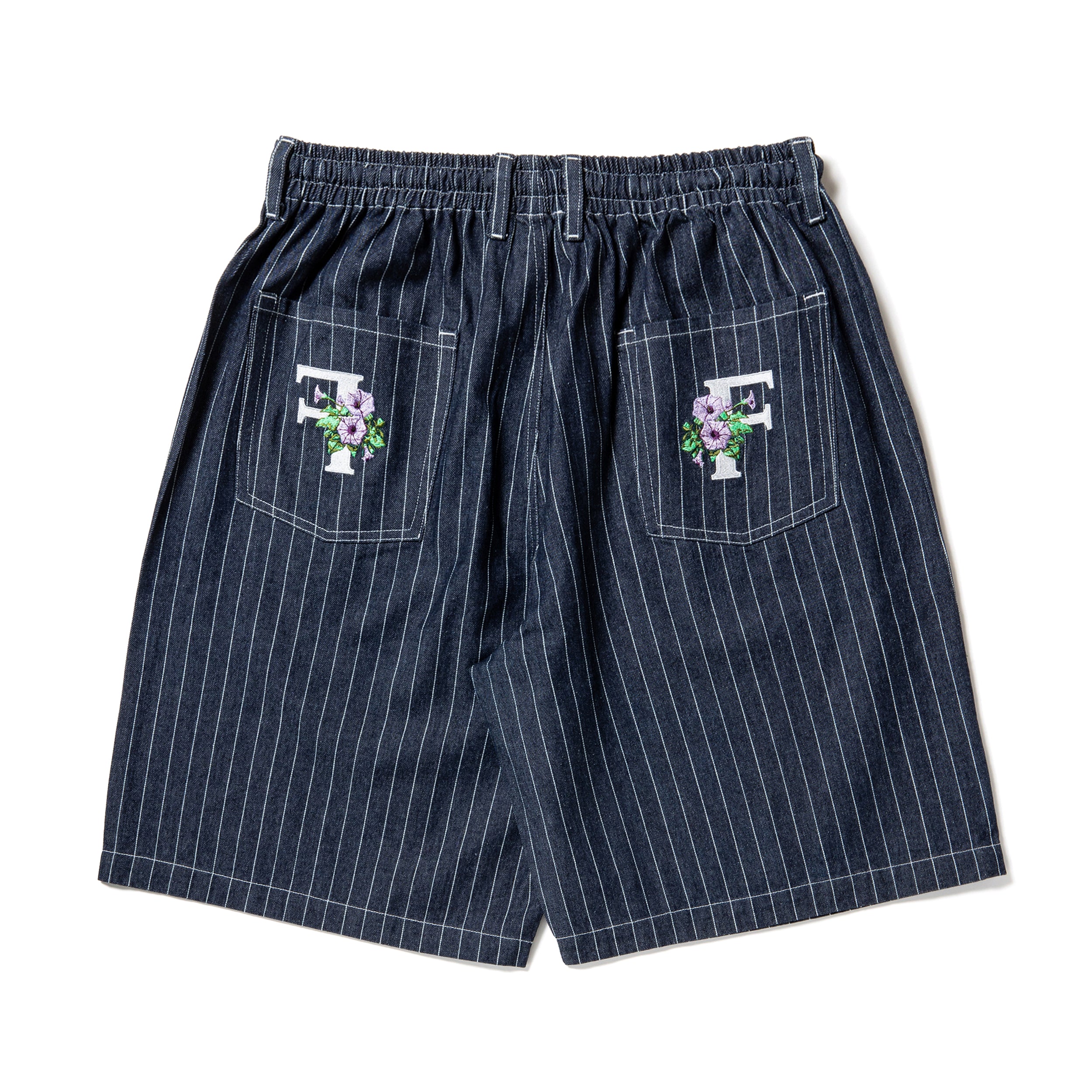 430 ES STRIPE DENIM SHORTS