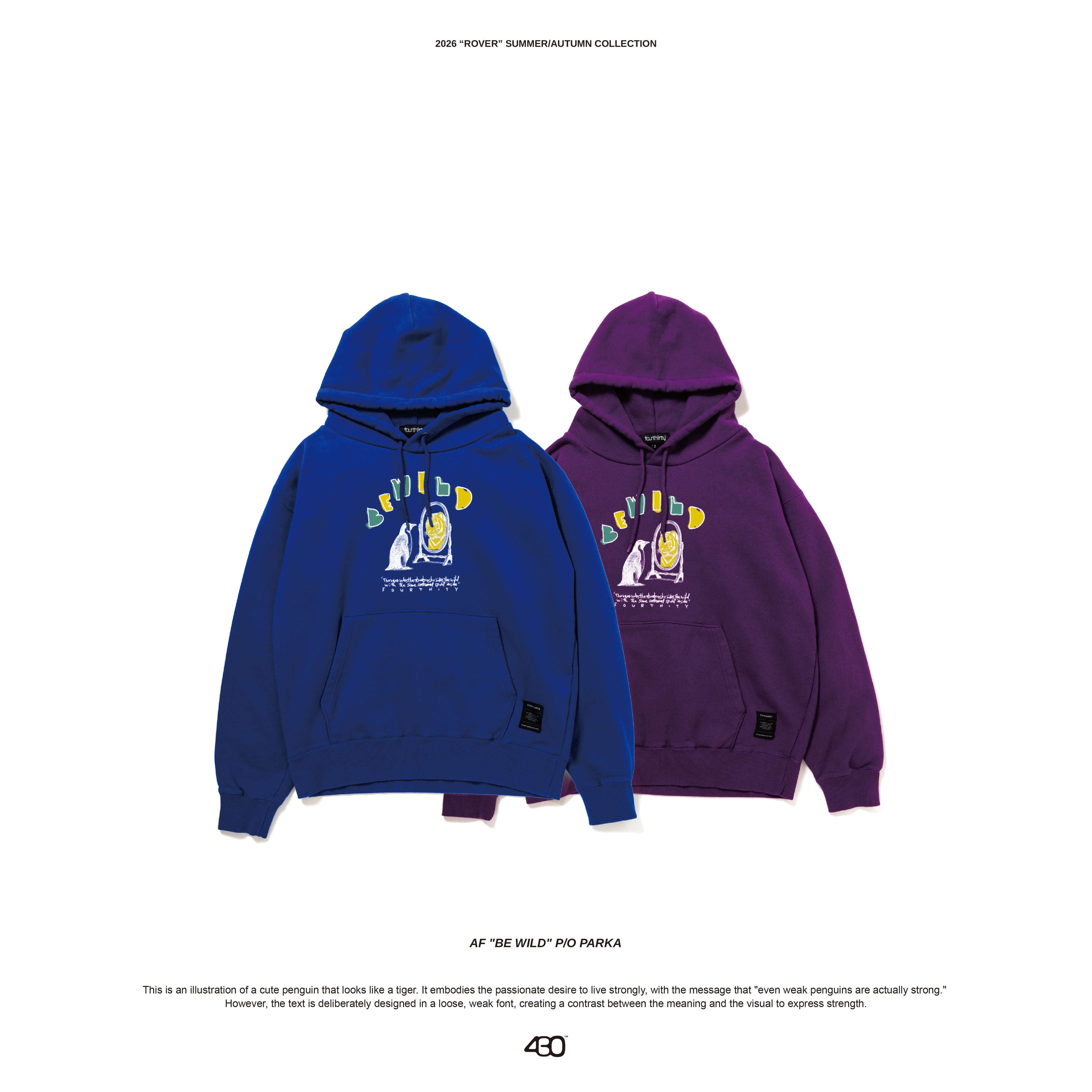 430 AF "BE WILD" P/O PARKA