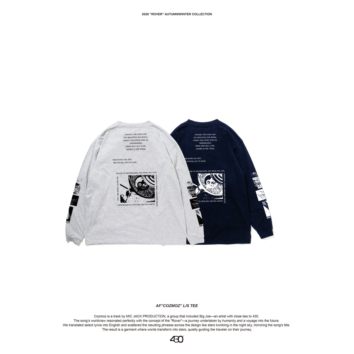 430 AF"COZMOZ" L/S TEE