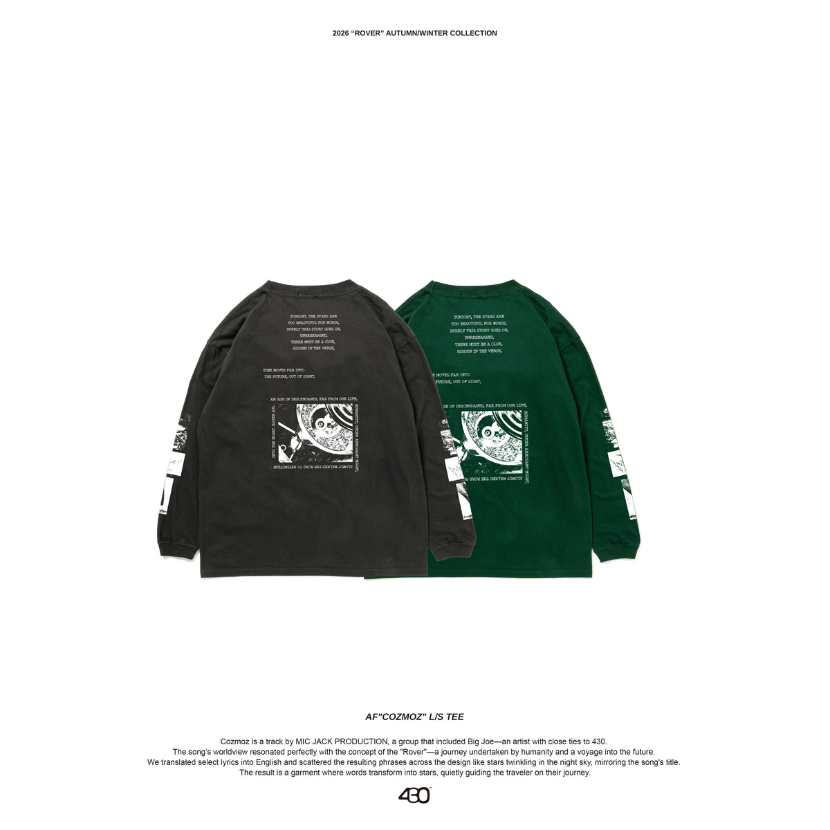 430 AF"COZMOZ" L/S TEE