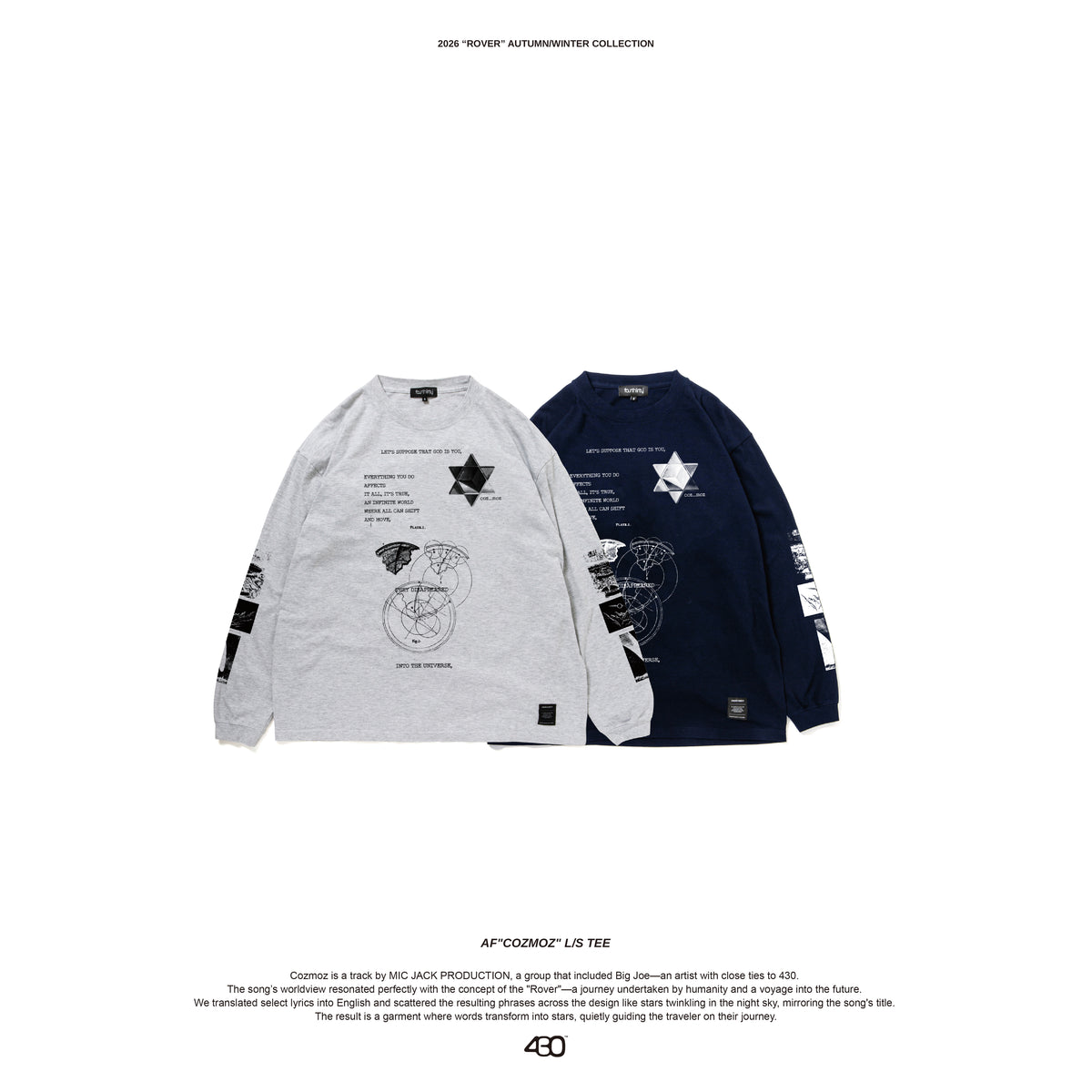 430 AF"COZMOZ" L/S TEE