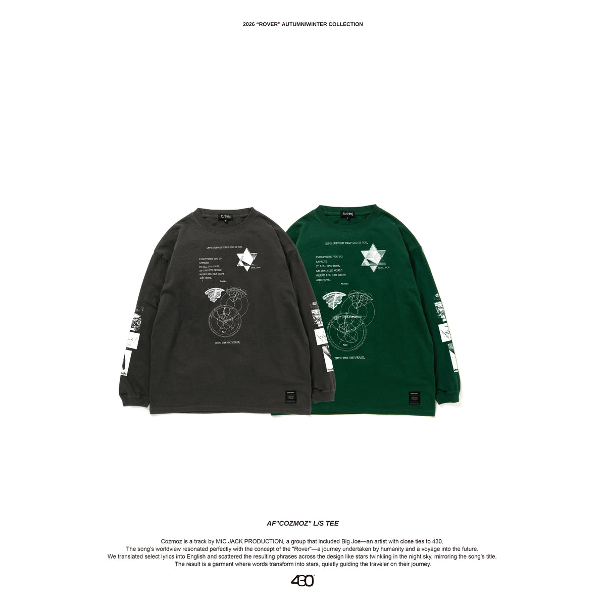430 AF"COZMOZ" L/S TEE