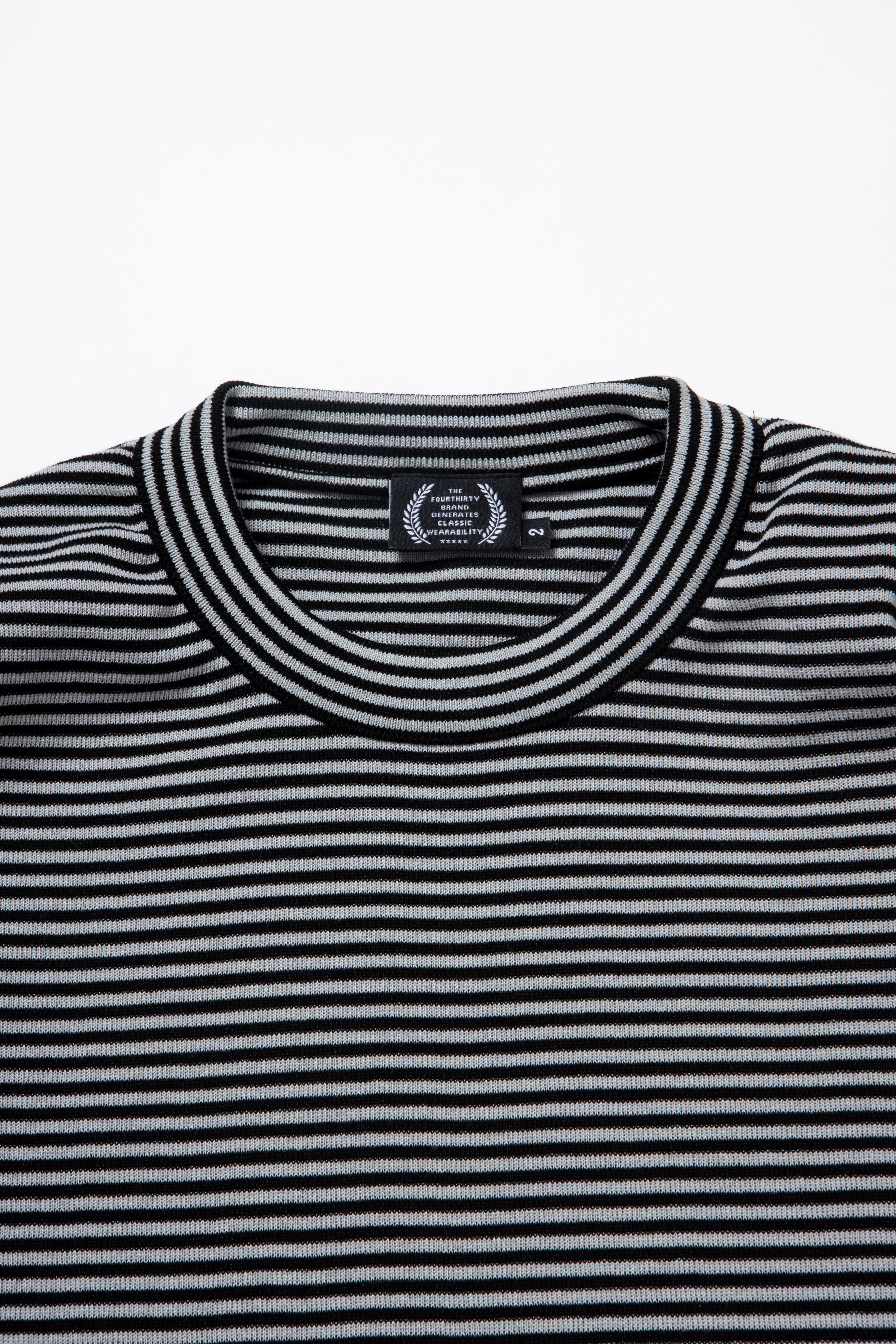 430 L/S BORDER KNIT C&S