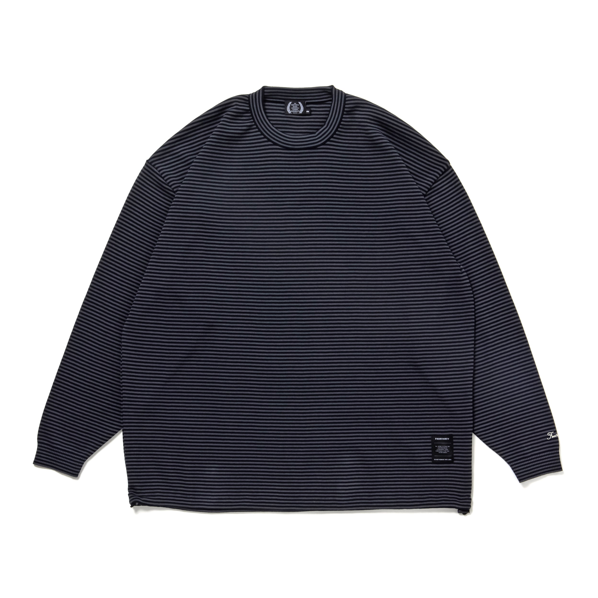 430 L/S BORDER KNIT C&S