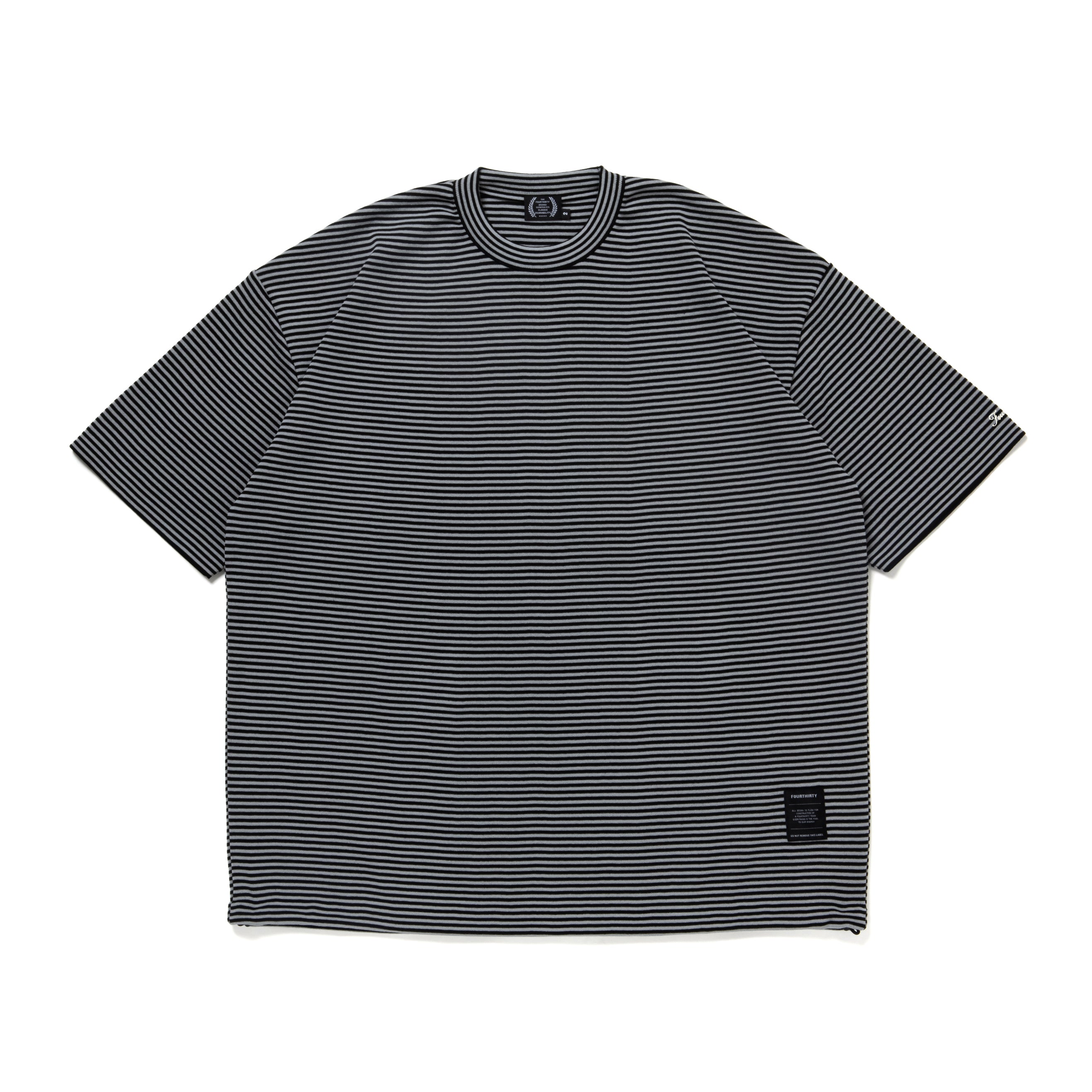 430 S/S BORDER KNIT C&S
