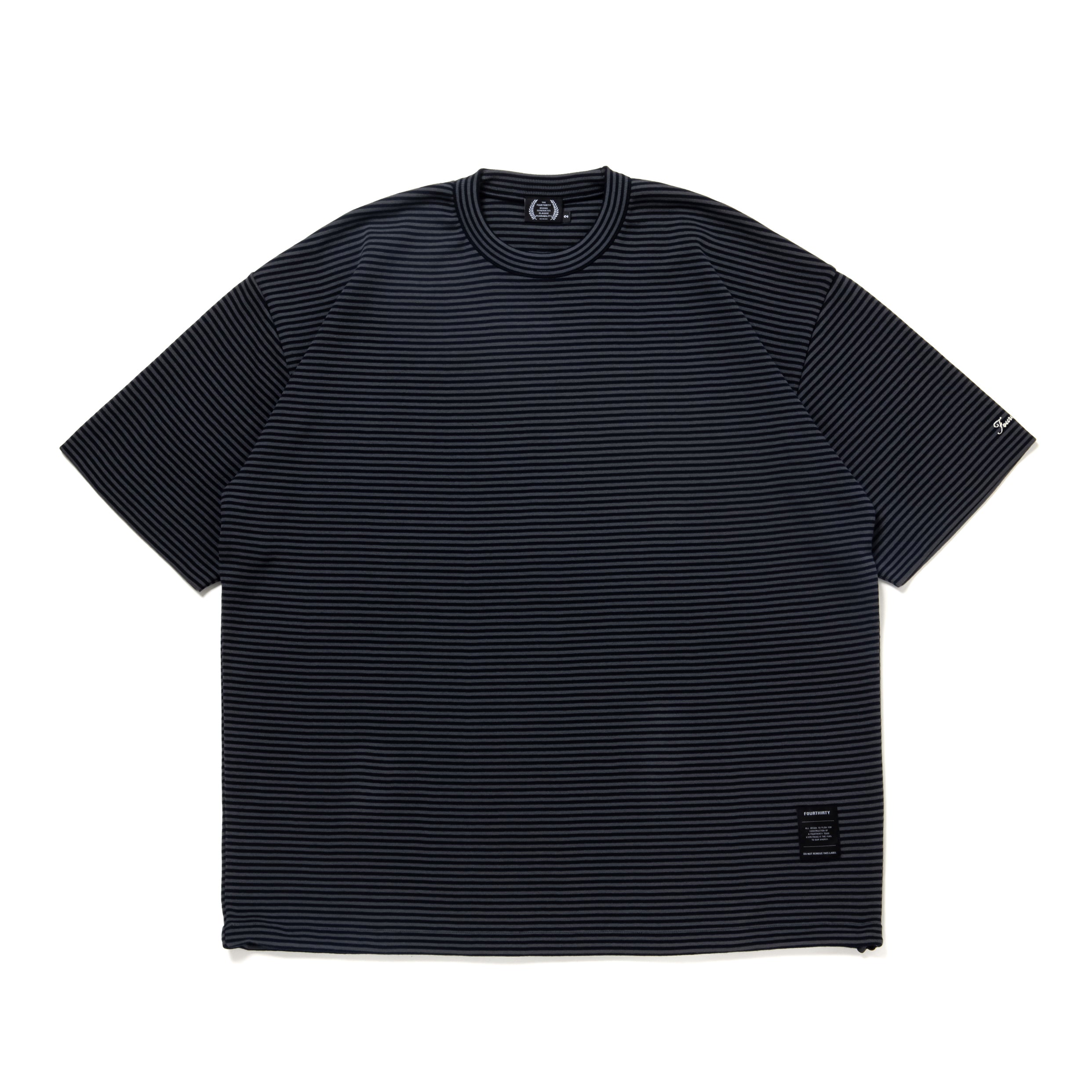 430 S/S BORDER KNIT C&S