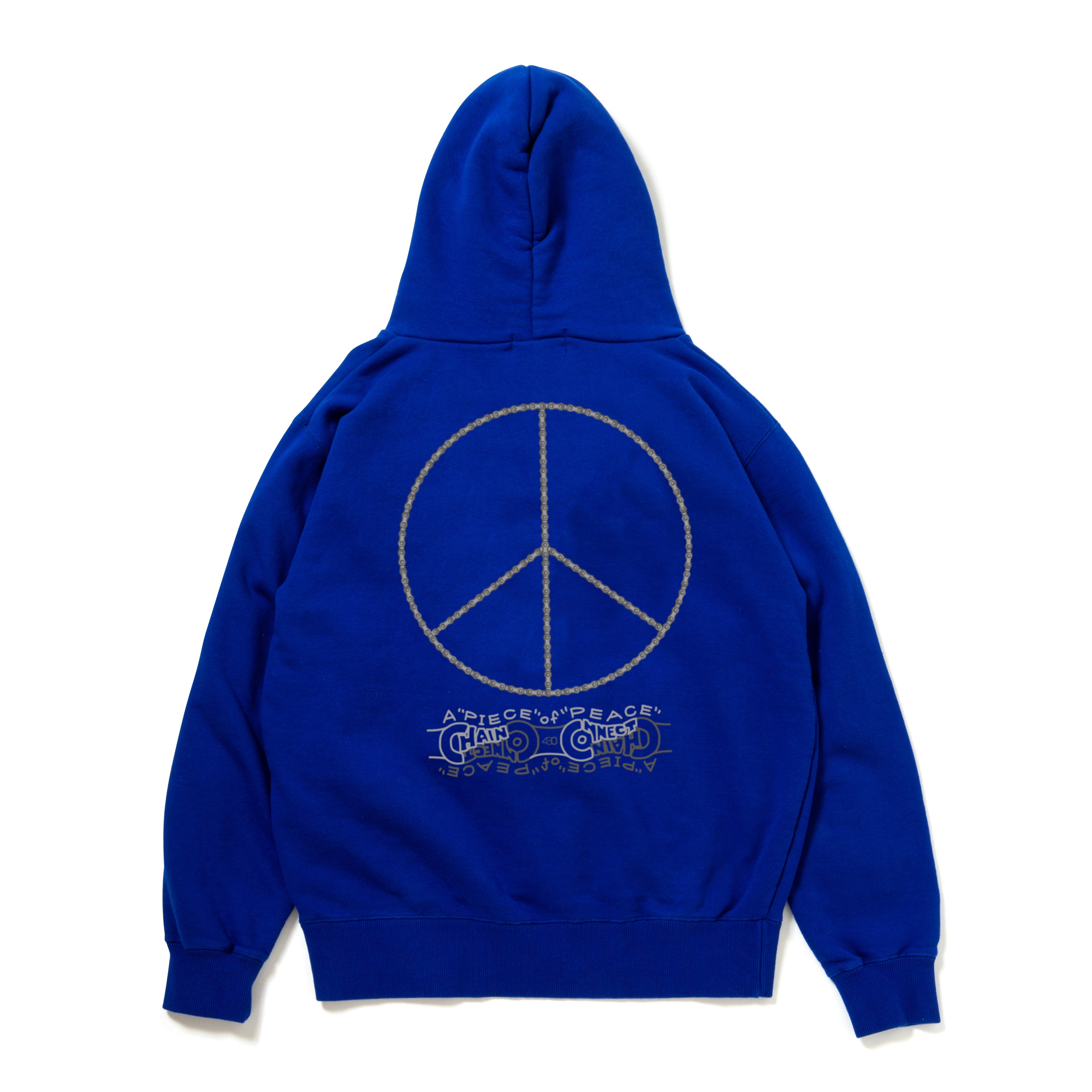 430 "A PIECE OF CHAIN CONNECT PEACE" Z/U PARKA