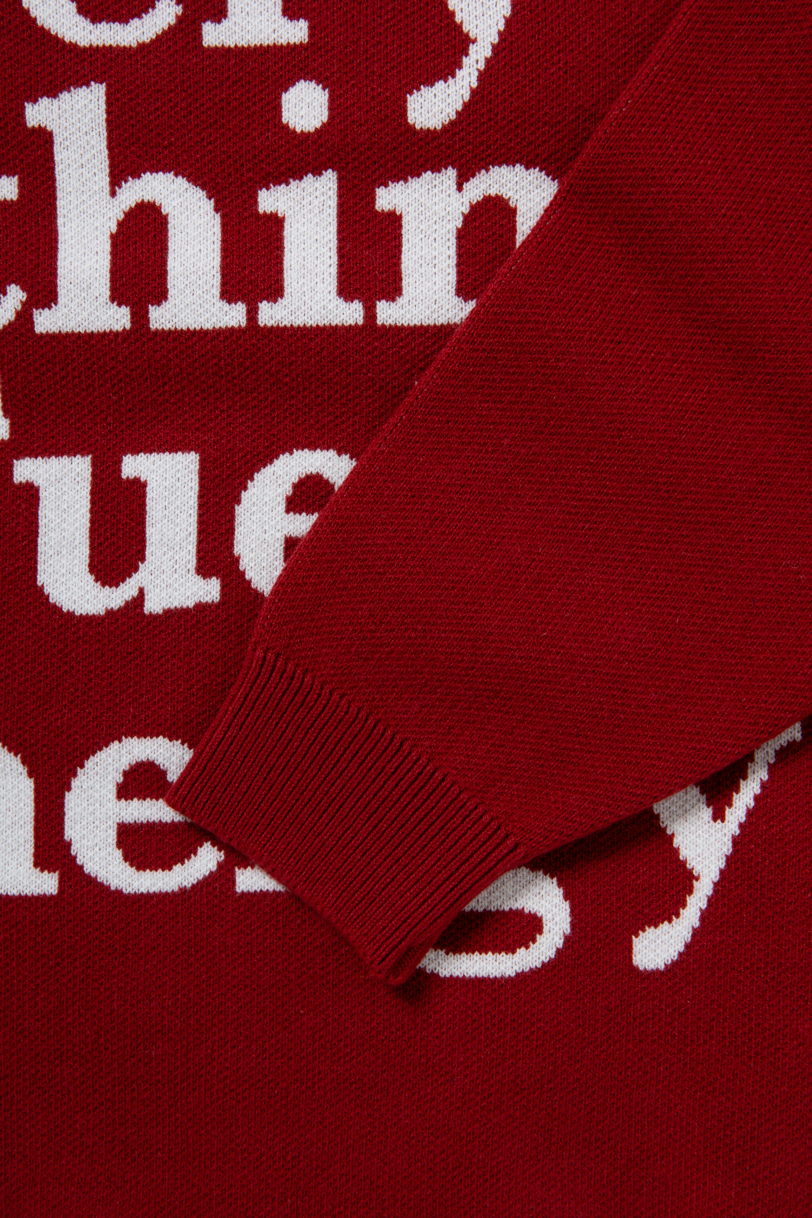 [2026 AUTUMN / WINTER 10月発売予約商品] 430 LETTERED SWEATER