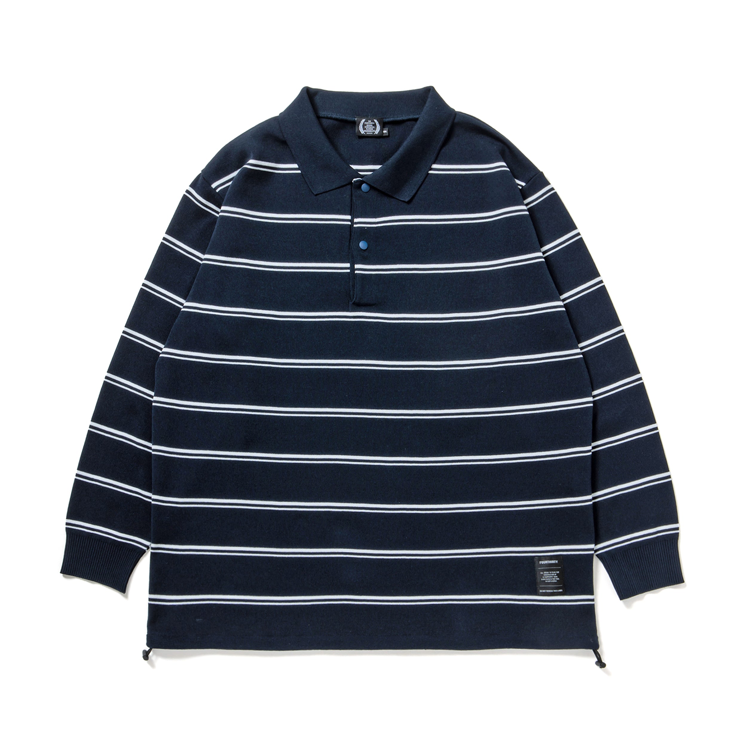 [2026 AUTUMN / WINTER 9月発売予約商品] 430 L/S BORDER KNIT POLO