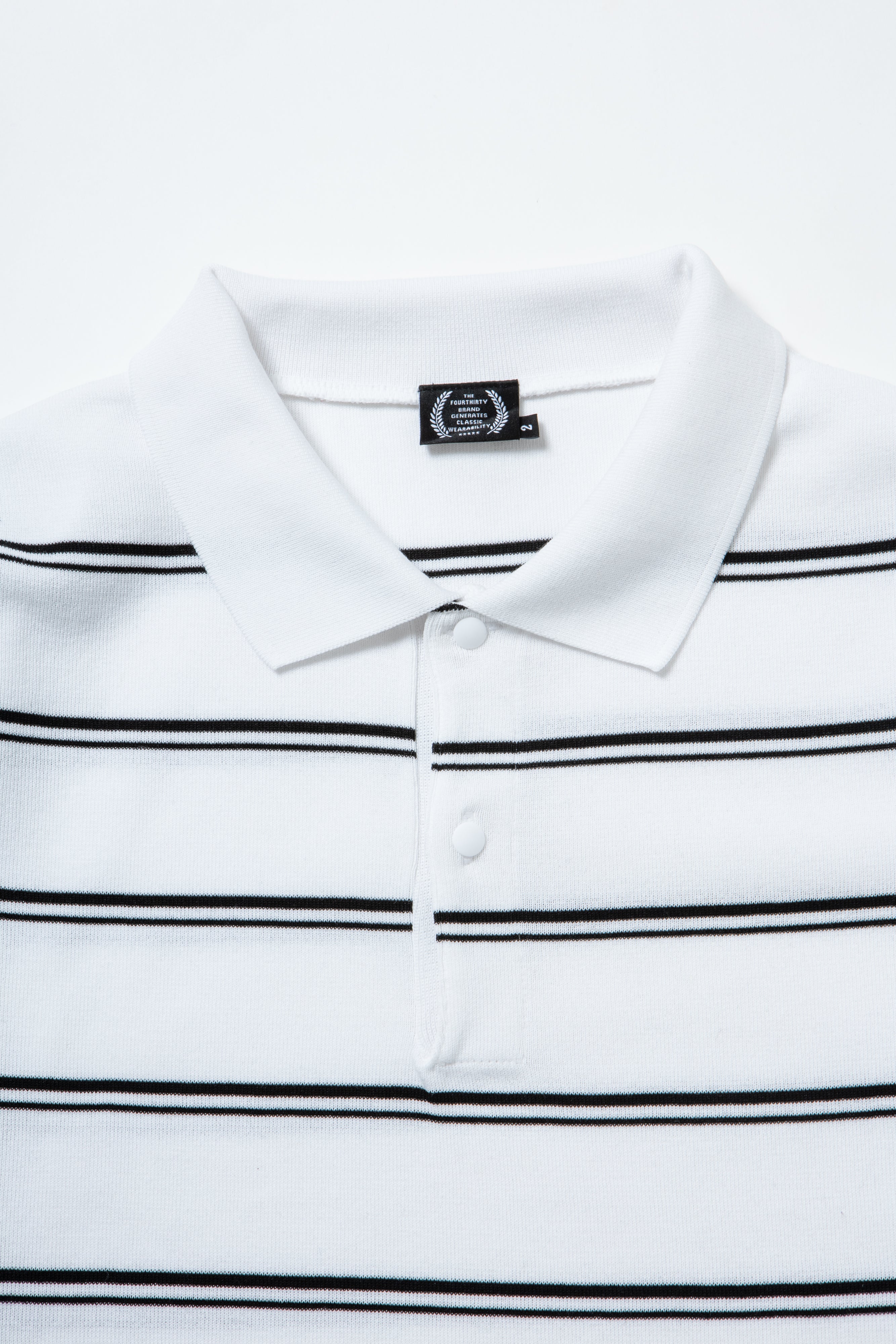 [2026 AUTUMN / WINTER 9月発売予約商品] 430 L/S BORDER KNIT POLO
