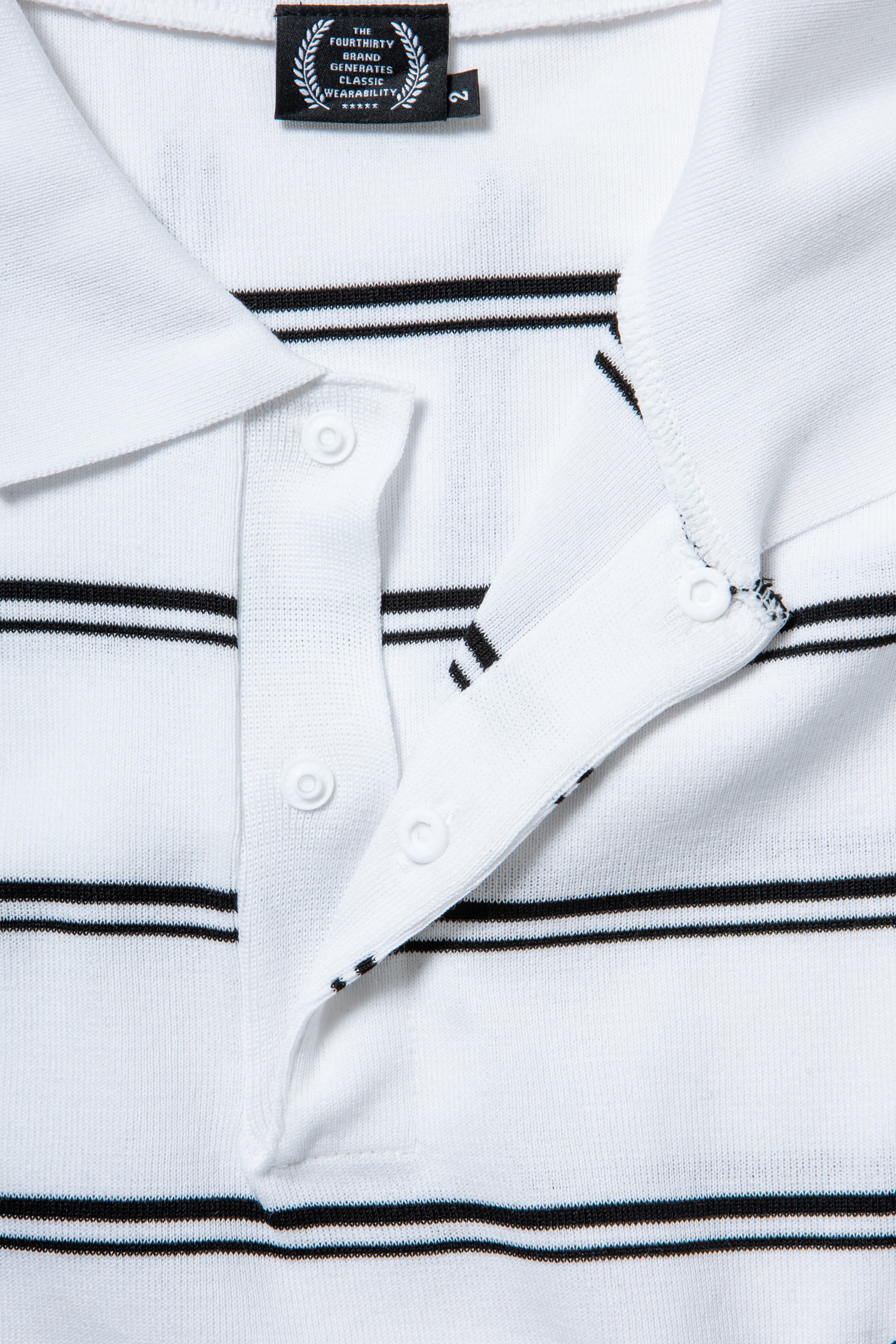 [2026 AUTUMN / WINTER 9月発売予約商品] 430 L/S BORDER KNIT POLO