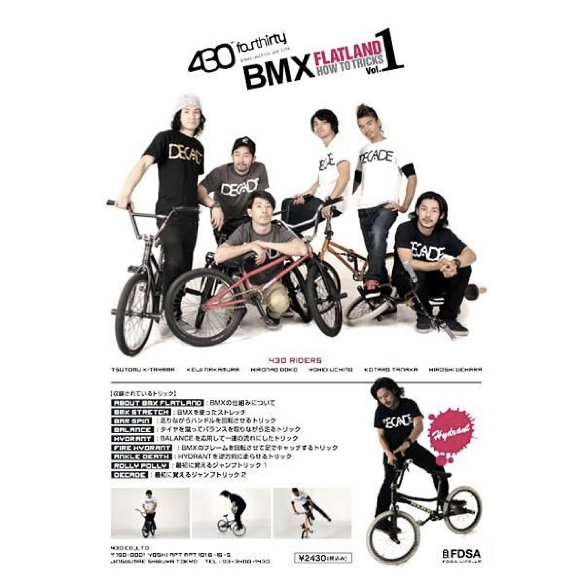 BMX FLATLAND HOW TO TRICKS VOL.1