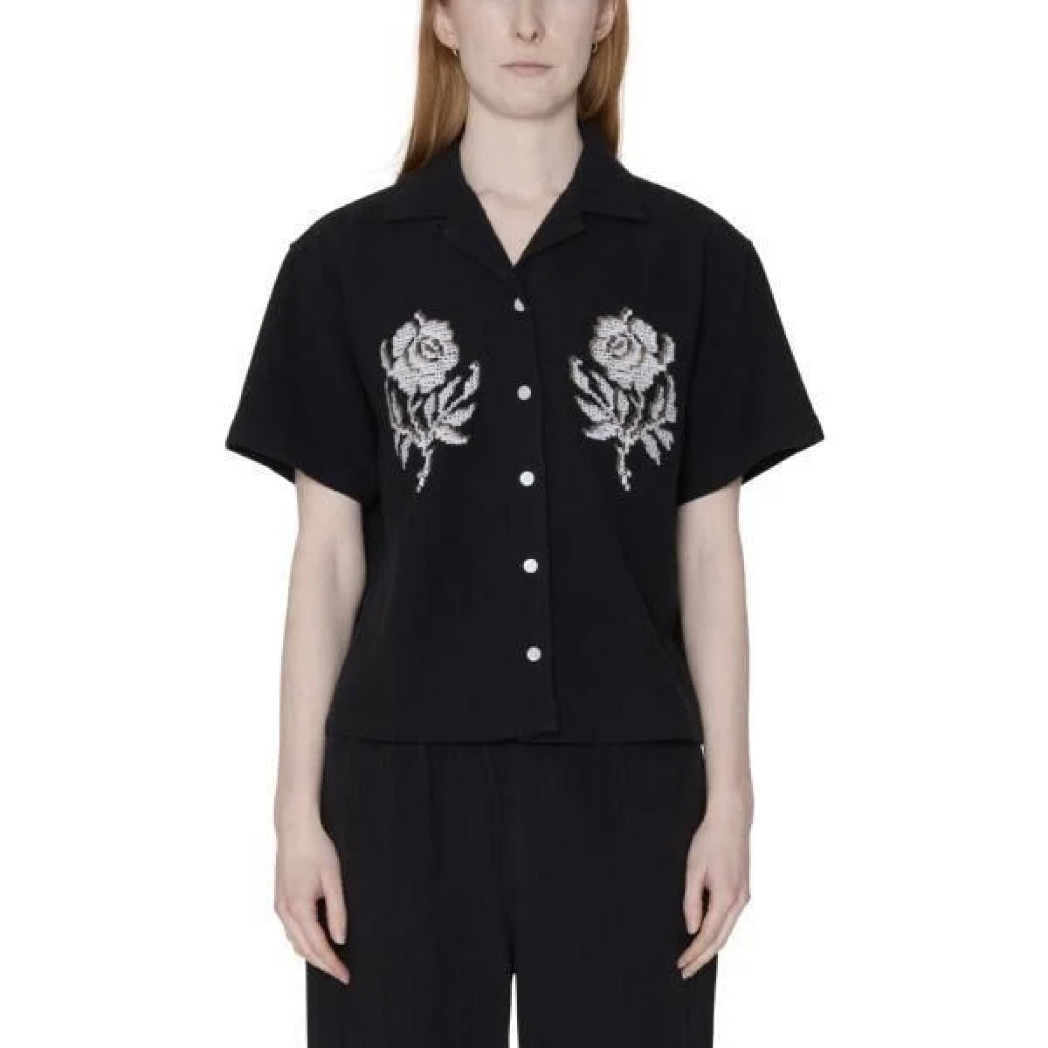 OBEY ROSES EMBELLSHED SS SHIRT