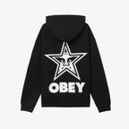OBEY BOLD STAR EXTRA HEAVY PULLOVER HOOD