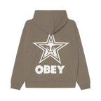 OBEY BOLD STAR EXTRA HEAVY PULLOVER HOOD
