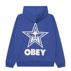 OBEY BOLD STAR EXTRA HEAVY PULLOVER HOOD