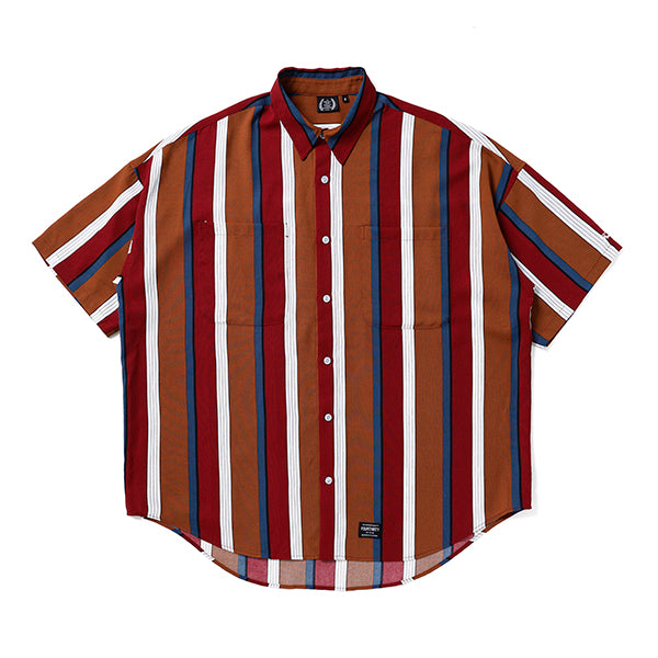 430 S/S STRIPE BIG SHIRT