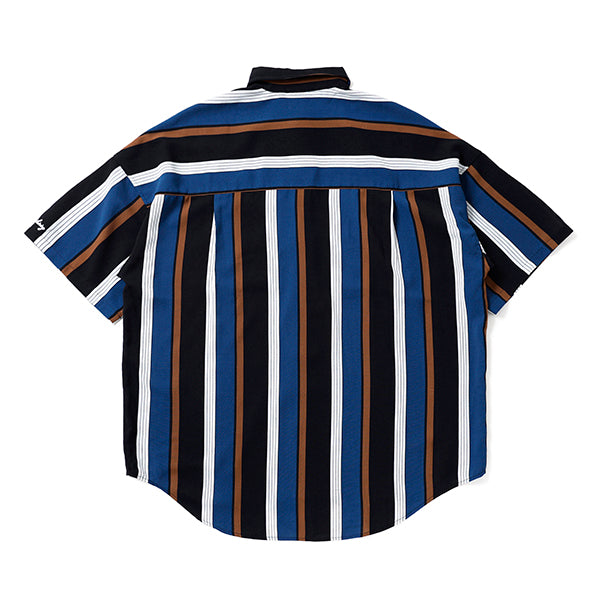 430 S/S STRIPE BIG SHIRT