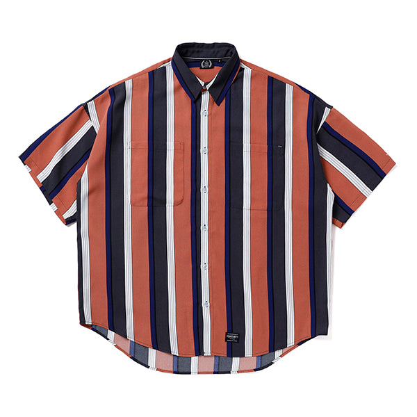 430 S/S STRIPE BIG SHIRT