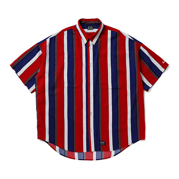 430 S/S STRIPE BIG SHIRT