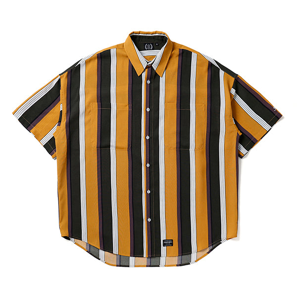 430 S/S STRIPE BIG SHIRT