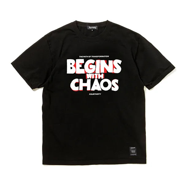 430 AF "BEGINS WITH CHAOS" S/S TEE
