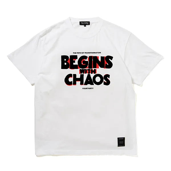 430 AF "BEGINS WITH CHAOS" S/S TEE
